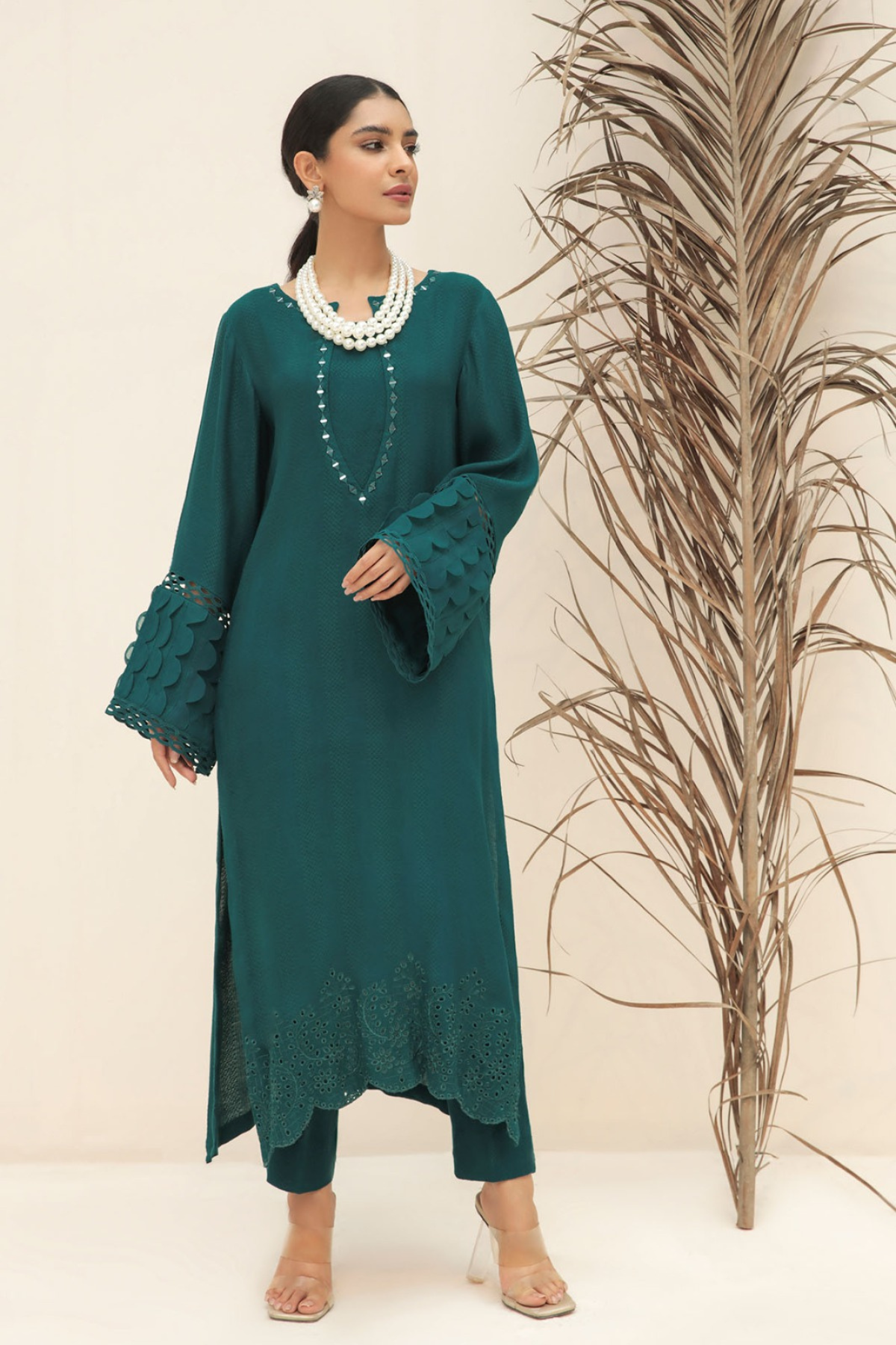 Rooh Linen Kurta Set