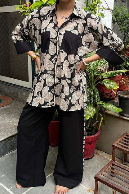 Cotton Block Printed Shirt-Customisable